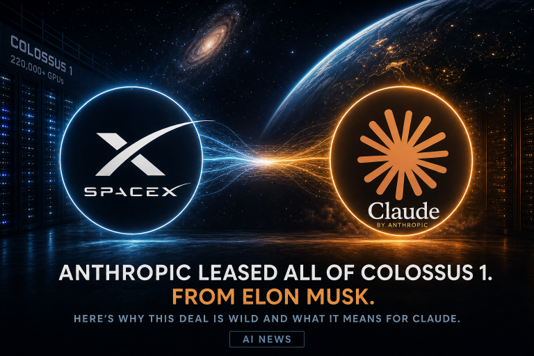 Anthropic Leased All of Colossus 1. From Elon Musk.
