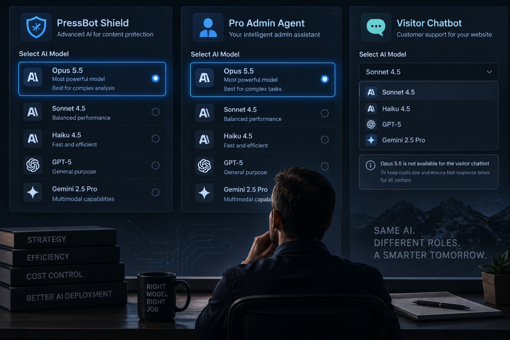 Opus 5.5 Is in PressBot. A smarter agent at lower cost